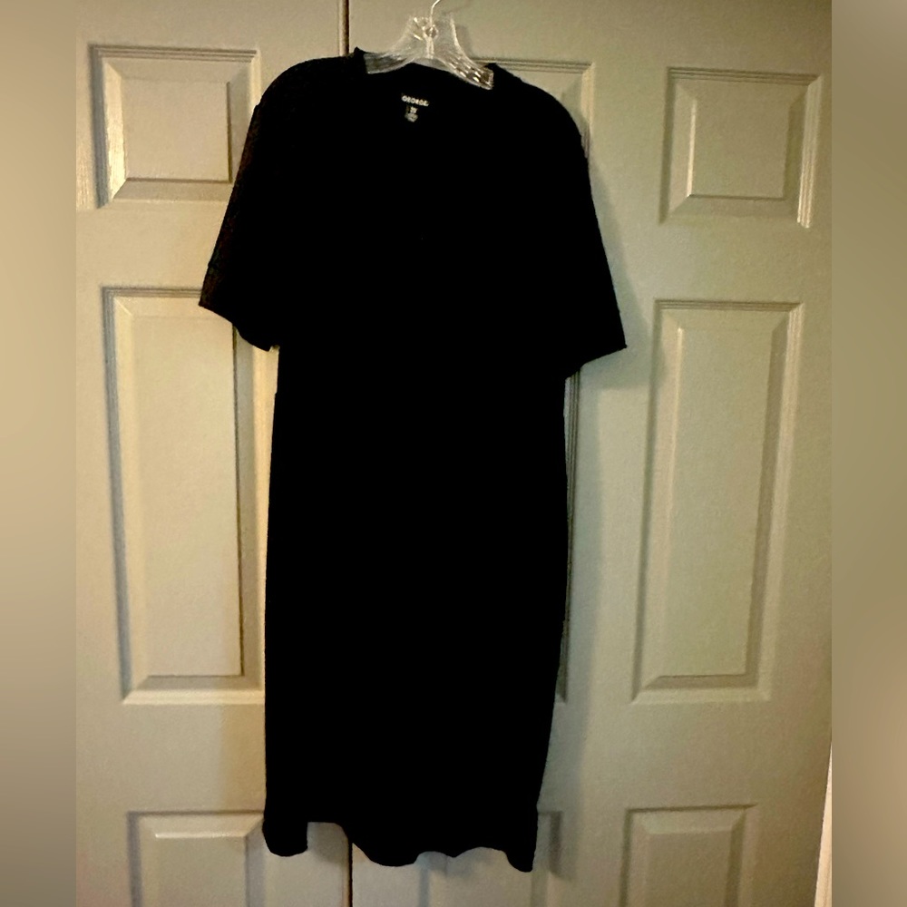 Solid black dress from George in 16-18